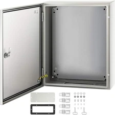 VEVOR 20"x16"x6" Electrical Enclosure IP66 Steel Waterproof Wall Mount Box