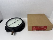 ASHCROFT PRESSURE GAUGE 30-PSI 6  Dial 1/4" NPT 1010 Alumalife