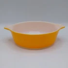 Vintage Pyrex Friendship 1-pt #471 Round Casserole Dish No Lid - Orange