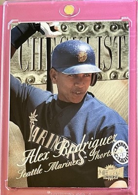 1999 Skybox Metal Universe - Checklist Alex Rodriguez #300