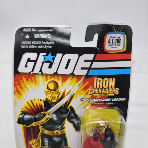 Destro Iron Grenadier Leader G.I. Joe 3.75" HASBRO 25 Aniversario Nuevo Precintado - Imagen 2 de 10
