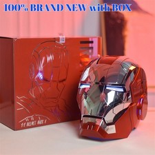 Autoking Iron Man Helmet MK5 1/1 Voice-controlled Mask Transform Cosplay Prop US