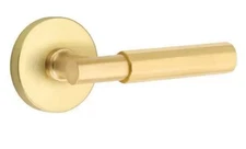 Emtek Hercules (C5209HECUS4) Two-Sided Privacy Door Lever Satin Brass