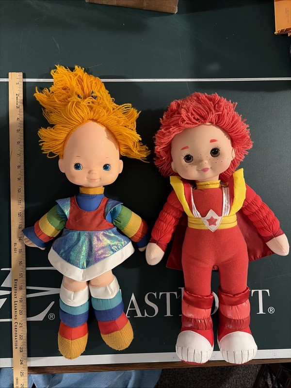 Vintage 1983 Lot Of 2 18” Rainbow Brite Dolls