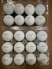 20 Titleist Pro V1 5A/4A Golf Balls Near Mint, High Numbers 5-8