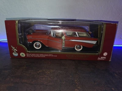 Road Legends 1:18 1957 Chevrolet Nomad rot metallic OVP (Yat Ming 92088) - Bild 1 von 4