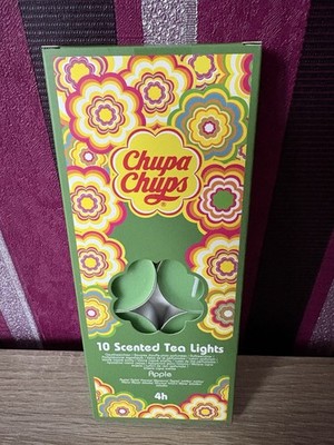  Chupa Chups Apfel-Duft-Teelichter 10 Er Pack  NEU OVP  4h Toller Duft