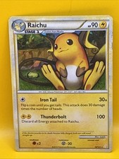 RAICHU   ( 10/123  )  Holo Rare  2010 Pokèmon / Nintendo Card