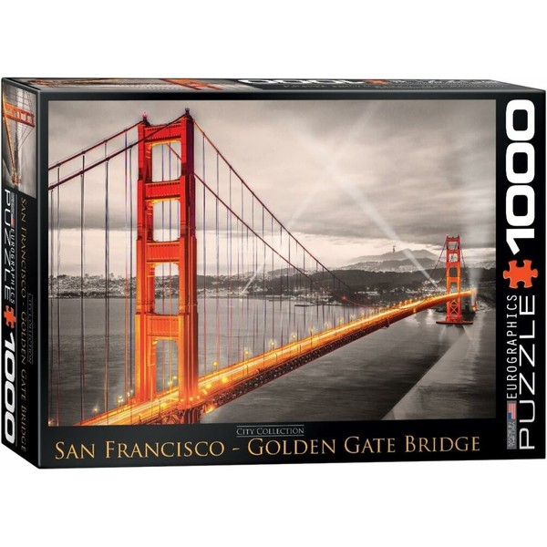 Eurographics Puzzle San Francisco - Golden Gate Bridge 1000 Teile-image