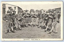 C1918 Camp Dodge Iowa Ia Vintage Postcard Recreation Group Army Military Posted C1918 Camp Dodge Iowa Ia Vintage Postcard Recreation Group Army Military Posted