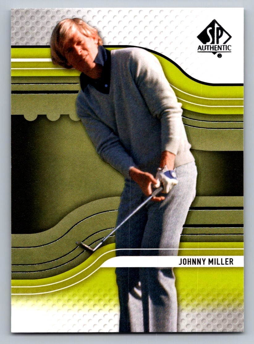 2012 UPPER DECK SP GOLF CARD #7 JOHNNY MILLER