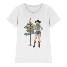 Cowgirl T-Shirt, Country Western Girl Outfit für Wild West und Western City Fans