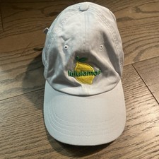 Lululemon Classic Unisex Ball Cap WHT White Lemon Yellow Green Logo Size S/M