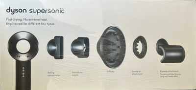 Dyson Supersonic Haartrockner - Grau - 5 Aufsätze **NEU/VERSIEGELT** UVP 429,99 p