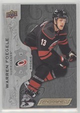 2018-19 Upper Deck Engrained Rookies Black 17/49 Warren Foegele #100 m7l