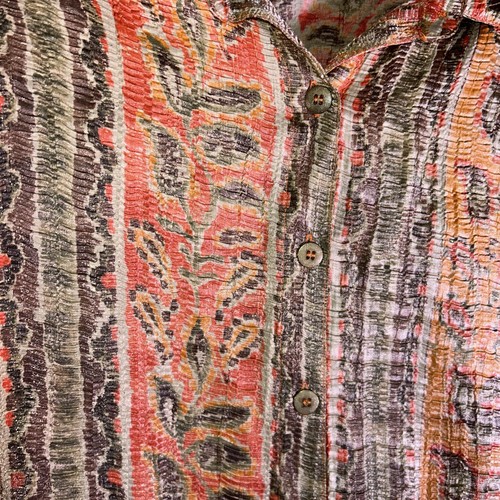 TC THE TRAVEL COLLECTION Button Down Shirt 3/4 Sleeve 2xl Women's Multicolor - Picture 5 of 16