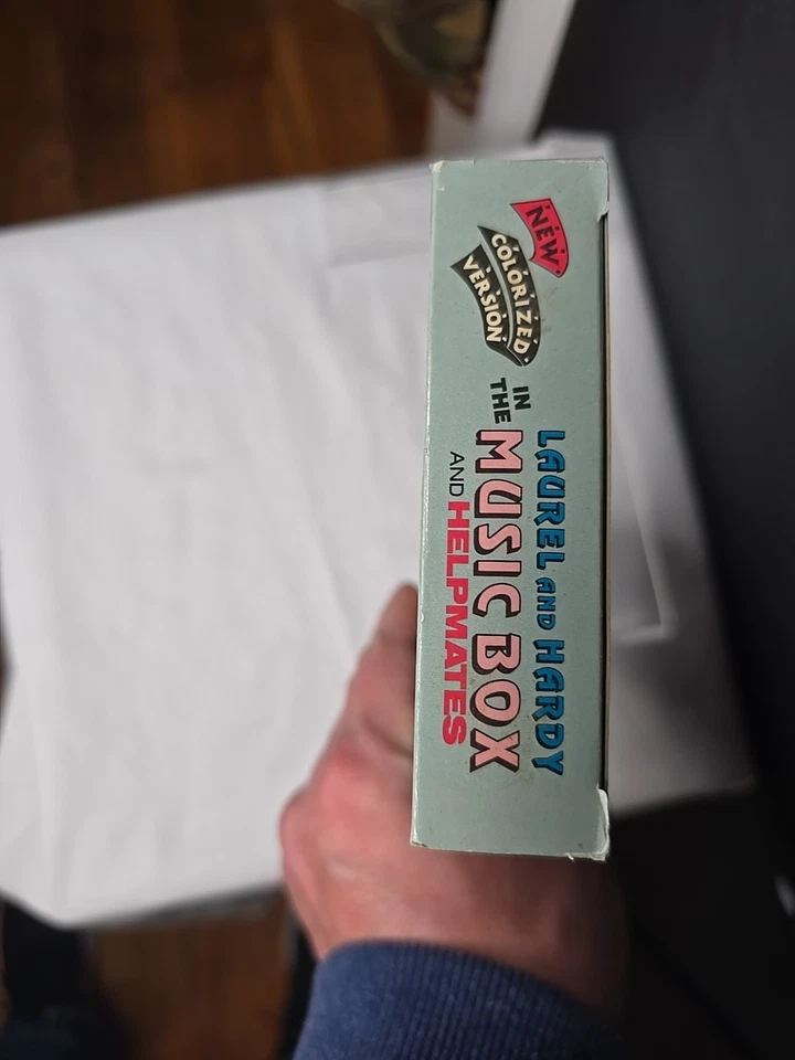 Laurel and Hardy In The Music Box And The Helpmates Vintage VHS Tape Classic - Image 2 of 4