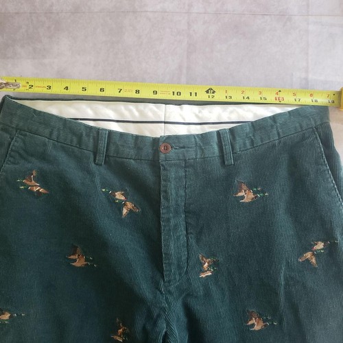Polo Ralph Lauren Pants Mens 38x32 Corduroy Duck Embroidered Preppy Outdoor Casu - Picture 11 of 15