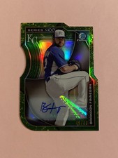 Brandon Finnegan 2015 Chrome Series Next Green Refractor Auto Autograph /99 #2