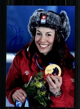 Dominique Gisin Foto Originial Signiert Biathlon + A 246287
