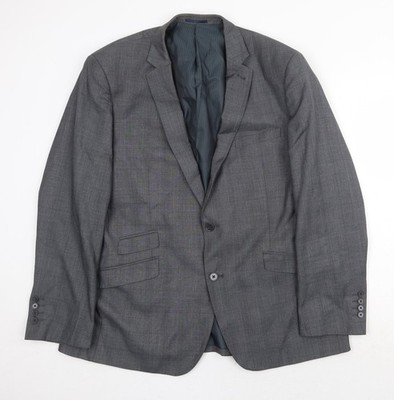 Graue Anzugjacke Herren UK Größe 46 F&F Regular