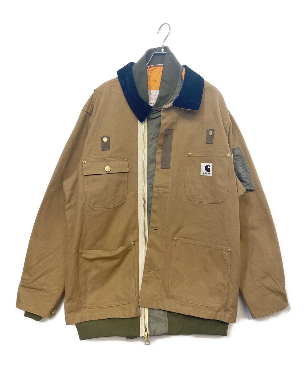 sacai × Carhartt Canvas MA-1 Michigan 1 Sacai x Carhartt WIP Canvas MA-1 Michigan Jacket Light Blue
