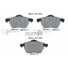 Satz Bremsbeläge Bremsklötze vorne für Seat Exeo 3R2 ST 3R5 | 24628008