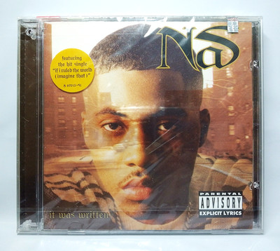 (CD) Nas   It Was Written, Brand New Sealed, CK 67015, Album, Hype Sticker.