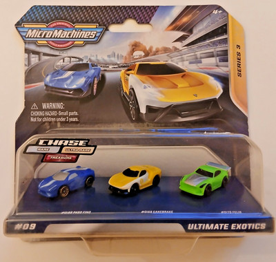 Original Micro Machines Series 3 Chase Starter Pack #09 Ultimate Exotics Sealed