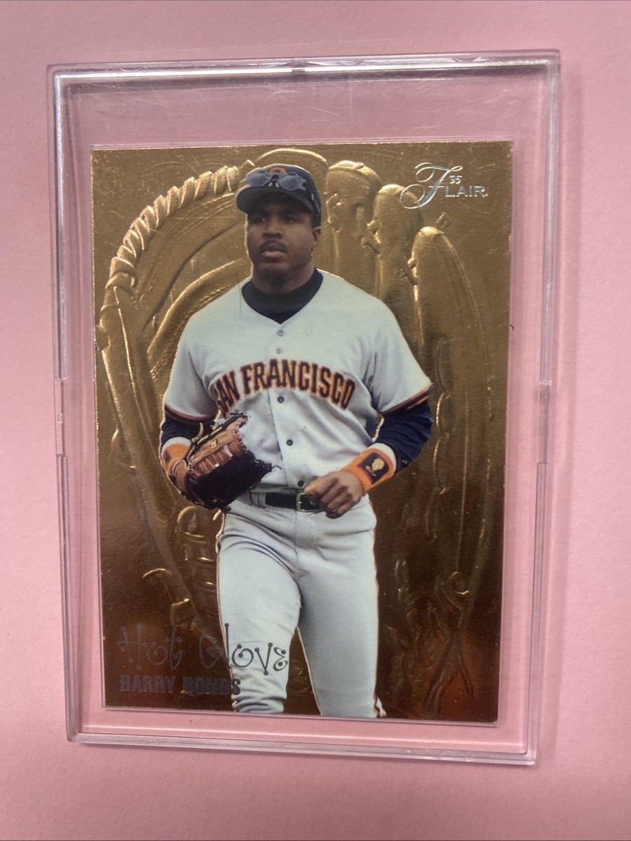 Barry Bonds,Gold Flair Foil Rare Embossed I Conic Insert !