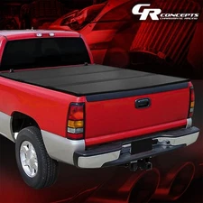 HARD TRI-FOLD TONNEAU COVER FOR 2007-2014 SILVERADO/SIERRA 6.5 FT BED PICKUP