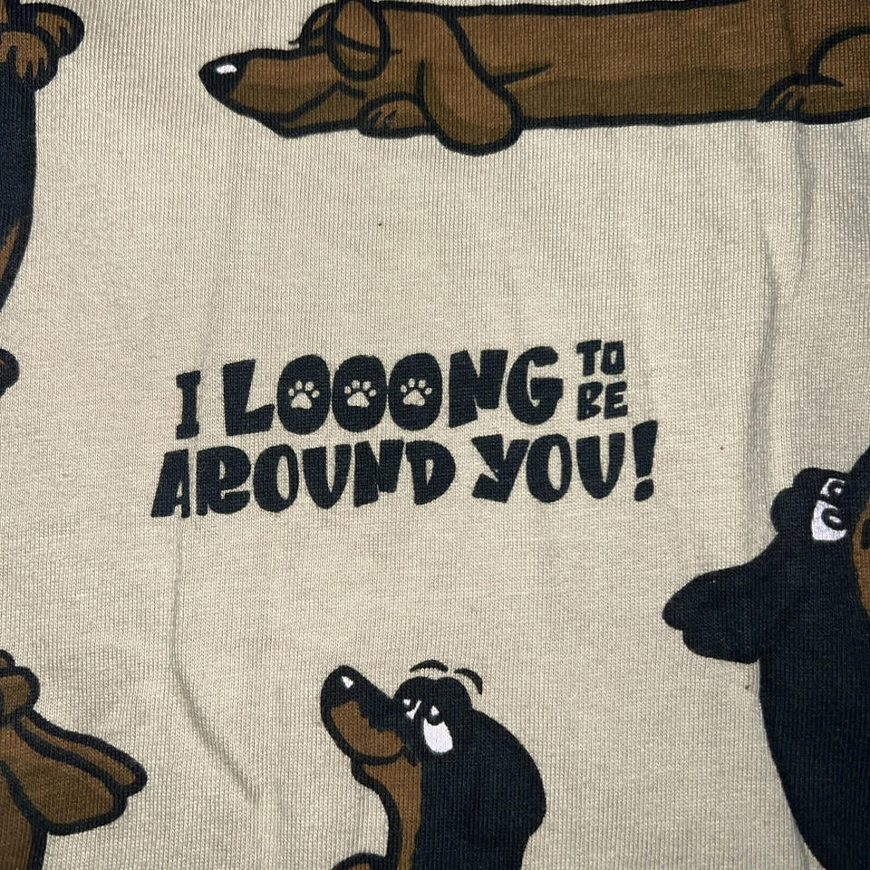 Lazy One Women's Pajama Pants Size Small Dachshund Weiner Dog Lounge PJ Pockets - Image 2 of 4