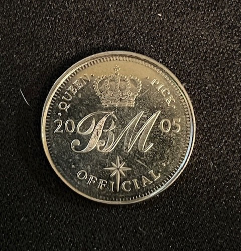Brian May * Queen * Paul Rodgers 2005 Official Sixpence Coin 