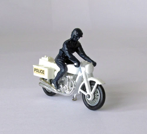 Vintage Lesney Matchbox Superfast #33 Honda CB750 Police Motorcycle N MINT 1977