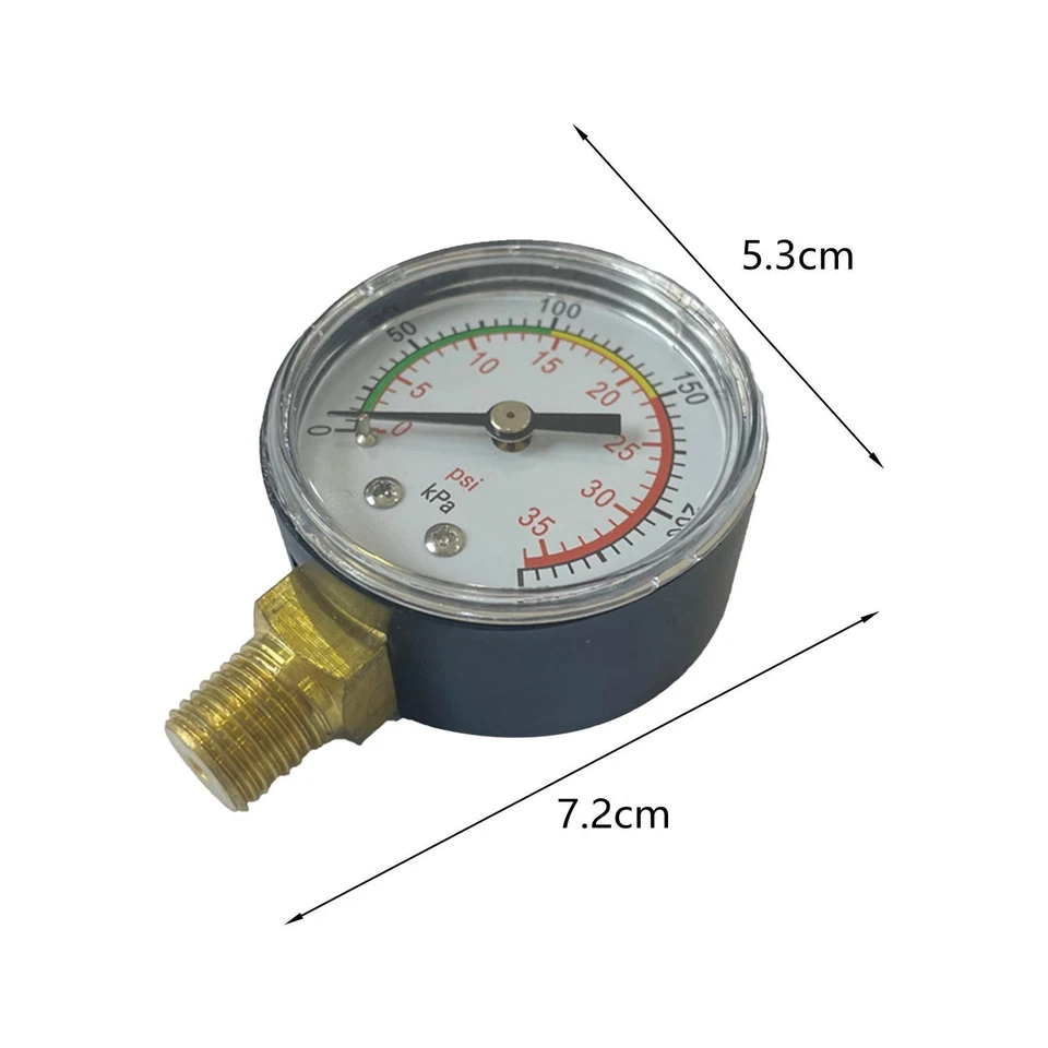 Manometer für Schwimmbad, Pool Sandfilter, Manometer für Pools - Bild 2 von 4