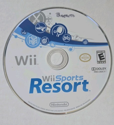 #ad Wii Sports Resort w Wii MotionPlus Nintendo Wii 2009 Disc Only $32.99
