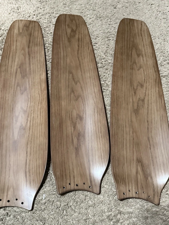 5X Plastic Fan Blades FOR Hampton Bay Ceva 54" 1008601948 Ceiling Fan READ - Image 3 of 4