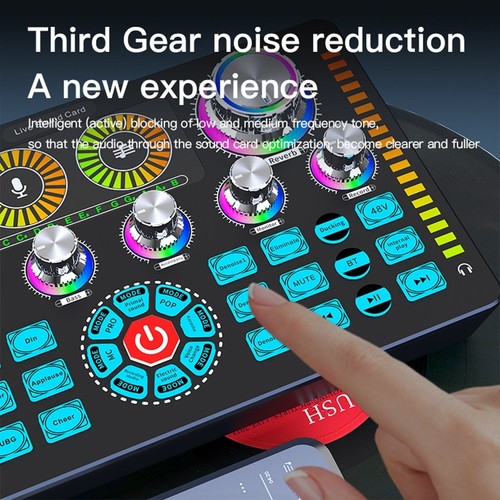 Flexible Connectivity BT Sound Card Mixer Ideal for Various Applications - Photo 15/16