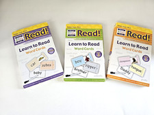 Lot of 3 Your Baby Can Read WORD CARDS Robert Titzer Early Language Development