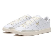 405348-01 Puma Court PUMA White Vapor Gray PUMA Gold (Men's)