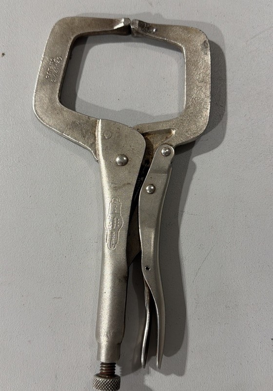 Vintage Petersen Vise Grip 11R Welding Clamp Locking Pliers Dewitt Made in USA
