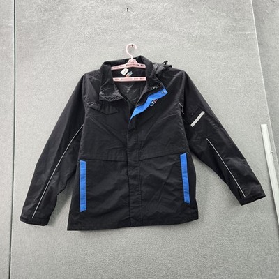 Domino's GEAR Men Jacket LARGE Black Nylon Polyester Logo Activewear