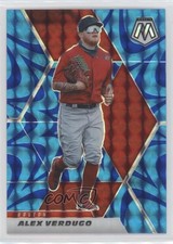2021 Panini Mosaic Reactive Blue Mosaic Prizm Alex Verdugo #200 00jz
