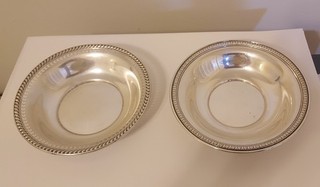2 Solid Sterling Silver 925 Alvin & Watson Nut Bowl 125 Grams