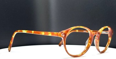 VTG Vintage Panto Totroise Brown Unisex Full Rim Eyeglasses FRAMES ONLY
