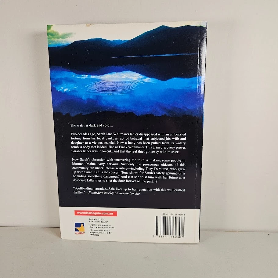 Dark Water – Sharon Sala (Romantic Suspense, Secrets & Lies #10, PB) - Image 2 of 4