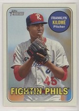 2018 Topps Heritage Minor League Edition Glossy Franklyn Kilome #104 fm0