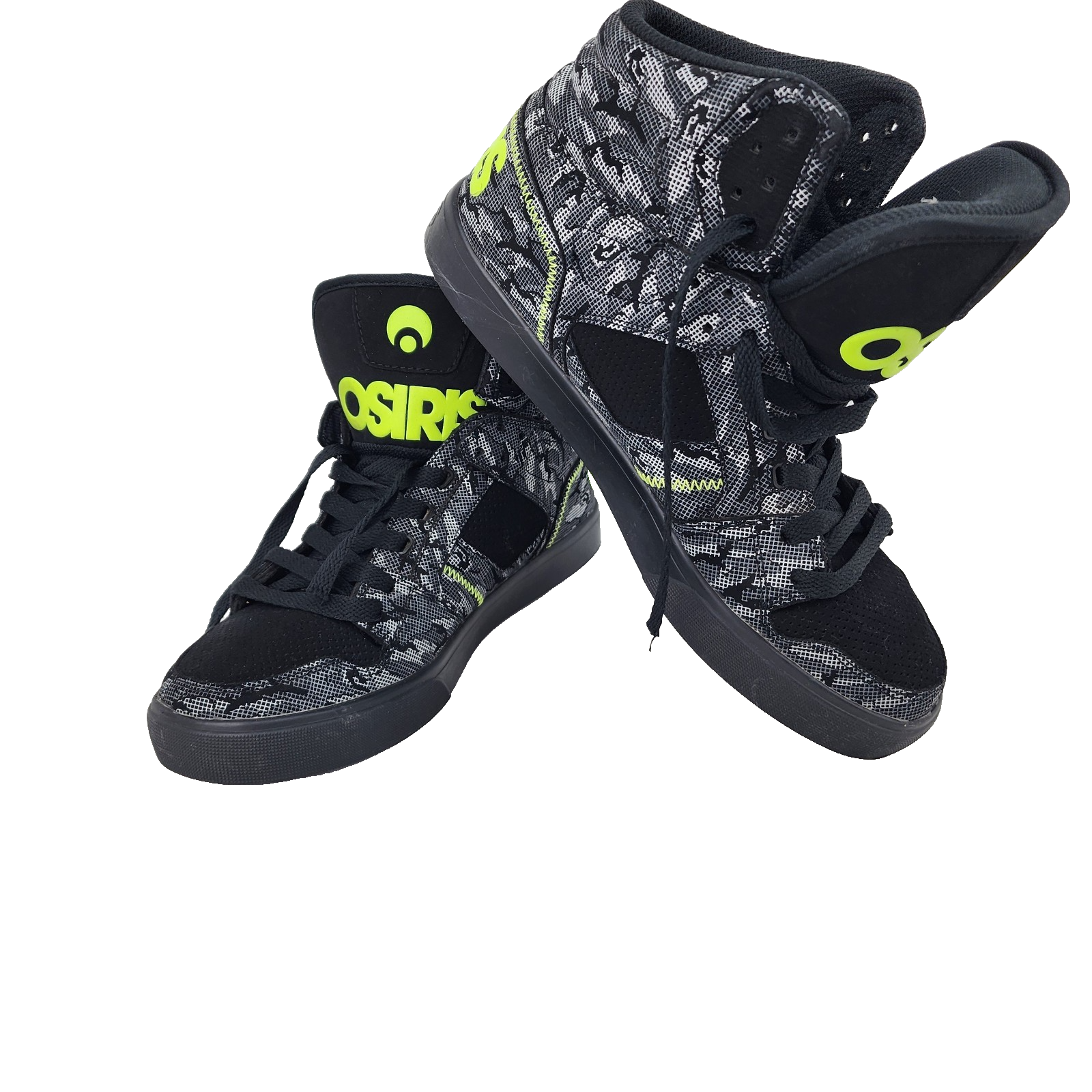 SAOLA Scarpe Osiris Clone Grigio Lime Camo Taglia 9 5 Sneakers Skater 13222691