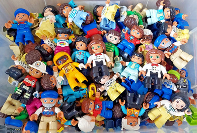 LEGO DUPLO 5  FIGUREN MANN FRAU KINDER JUNGE MÄDCHEN FÜR WOHNHAUS BAUERNHOF NEU