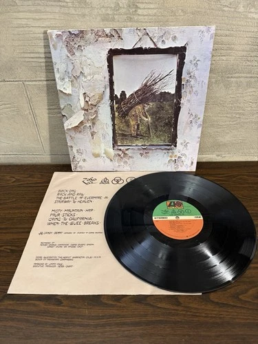 Led Zeppelin IV 1971 Atlantic SD 19129 Vinyl LP Gatefold US Press Classic Rock